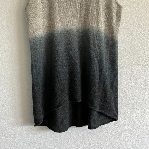 Claudia Nichole Cashmere Knit Sleeveless Hi-Low Sweater Racerback Ombre Medium - Picture 3 of 7